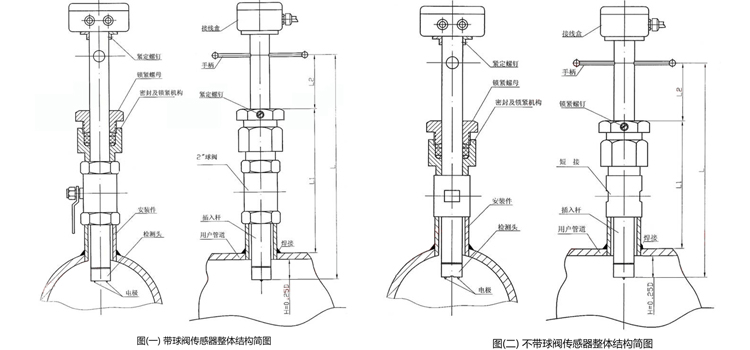插入式電磁流量計結(jié)構圖